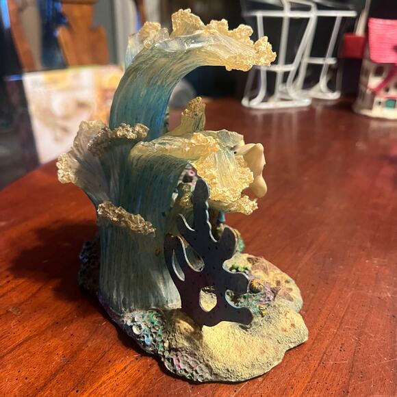 Vintage 3D Dolphin Ocean Statue Nautical Ocean Life Beachy Nature - Picture 3 of 11